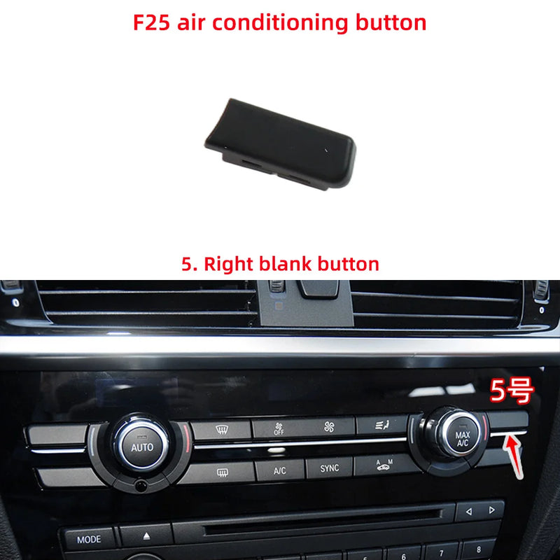 Bouton de Climatisation BMW X3 F25 X4 F26 2011-2017 — vue arrière