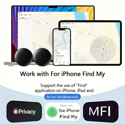 Traceur GPS Bluetooth Apple Find My Lot de 4