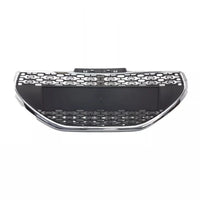 Calandre Peugeot 208 2012-2015 Grille Centrale de Pare-Chocs Avant avec Cadre Chromé, OEM 9808676477