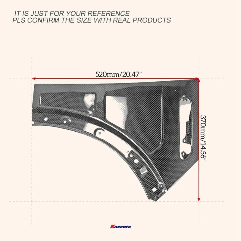 Garde-Boue Avant Carbone Mini Cooper S R50 R52 R53
