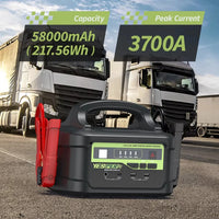 Booster de Batterie 12 V 24 V YESPER Monster Start P1 58 800 mAh
