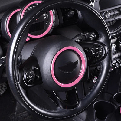 Cache Logo Mini Cooper F56 F60 Anneau Décoratif Intérieur