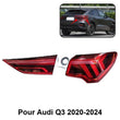 Feux Arrière LED Audi Q3 2020-2024 Extérieur Intérieur