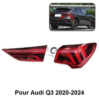 Feux Arrière LED Audi Q3 2020-2024 Extérieur Intérieur