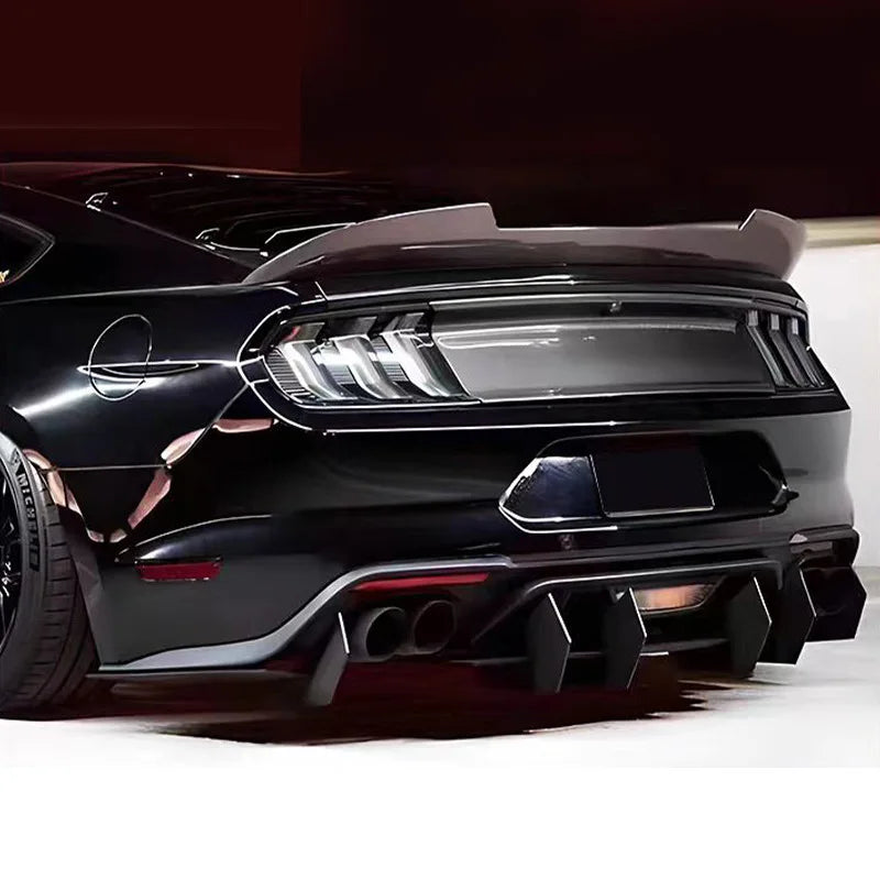 Diffuseur Arrière 4 Ailettes Ford Mustang 2015-2023