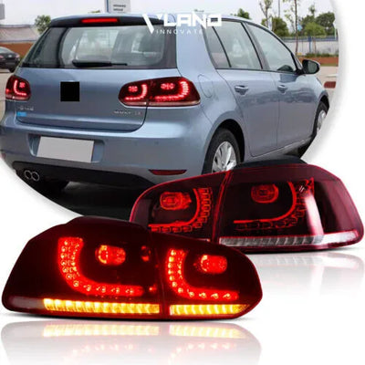 Feux Arrière LED VW Golf 6 MK6 2010-2014 Séquentiels Paire