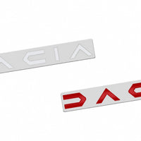 Emblème Dacia Métal Adhésif Coffre Sandero Duster Jogger Bigster