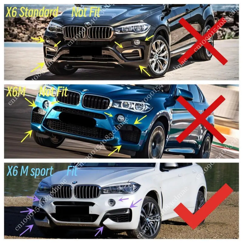 Lame Pare-Chocs Avant BMW X6 F16 2014-2019