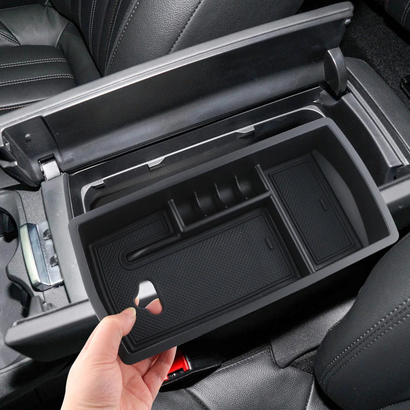 Organiseur de Console Centrale Peugeot 3008 5008 2017-2023 Plateau de Rangement Noir