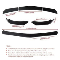 Spoiler Avant Range Rover Evoque L538 L551 2011-2026 Lèvre en 5 Pièces Protection Anti-Rayures Noir ou Carbone