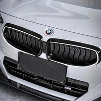 Calandre LED Lumineuse BMW Série 2 G42 Coupé 2021-2026 Double Haricot Noir Brillant