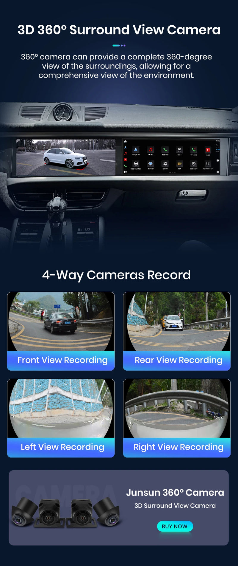Autoradio Double Écran 12,3 + 12,3 Pouces Porsche Macan 2014-2017 Android CarPlay Sans Fil GPS