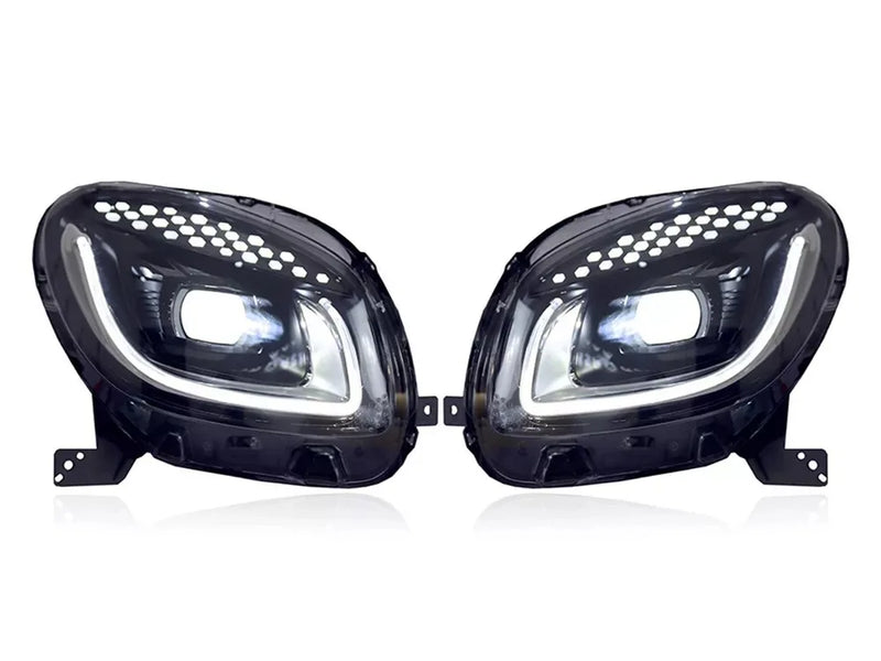 Phares LED Mercedes Smart 453 2014-2020 Look Premium Clair
