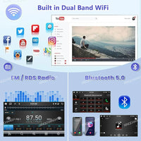 Autoradio Android 17 Chevrolet Camaro 2015-2023 Écran QLED 9 pouces CarPlay Qualcomm GPS 4G