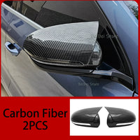 Coques de Rétroviseur BYD Atto 3 Evo 2026-2027 Aspect Carbone ou Noir Brillant, Style Lisse, Ailettes ou Bec, Paire