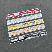 Lettres CUPRA 3D 23,5 cm, Emblème Adhésif pour Formentor, Leon, Born, Tavascan, Ateca, 5 Coloris