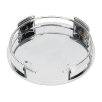 Cache-Moyeux Universels 65 mm Vierges Chromé ou Noir Lot de 4