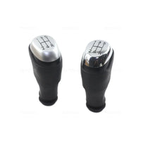 Pommeau de Levier de Vitesse Renault Clio 4 IV et Captur, Boîte Manuelle 5 Vitesses, Argent Brillant ou Mat, Réf. 328654134R