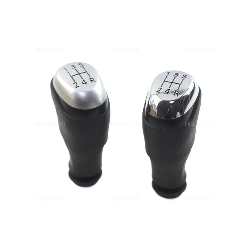 Pommeau de Levier de Vitesse Renault Clio 4 IV et Captur, Boîte Manuelle 5 Vitesses, Argent Brillant ou Mat, Réf. 328654134R