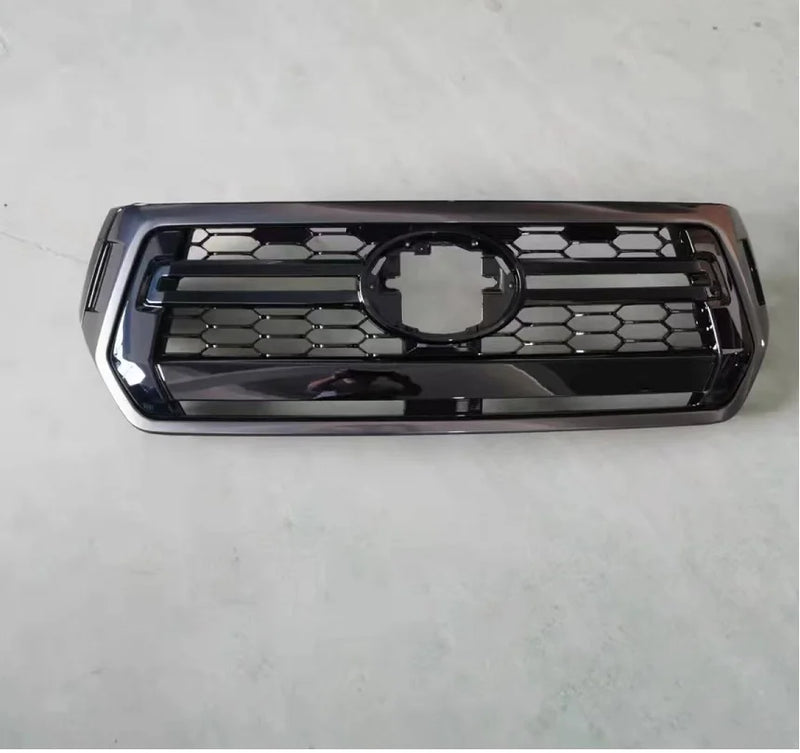 Calandre Avant de Course en Maille Toyota Hilux Revo Rocco 2018-2020 Chromée et Noire