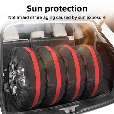 Housse de Protection Roue de Secours Voiture 13-20 Pouces