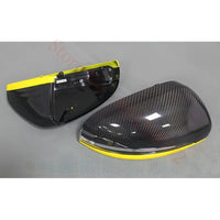 Coque de Rétroviseur Mercedes Classe C W205, E W213, S W222, GLC X253, GLA, GLB, EQA, EQB, EQC en Carbone Véritable, 8 Styles