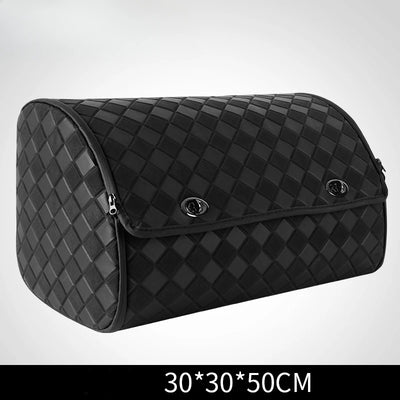 Rangement de Coffre Voiture Pliable Noir 50 cm