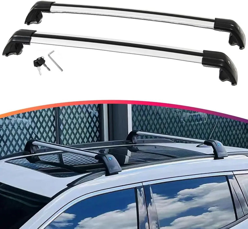 Barres de toit Peugeot 3008 II noir et argent