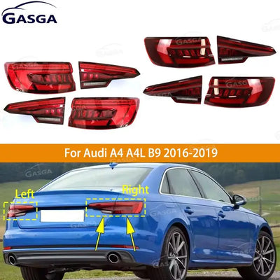 Feux Arrière LED Audi A4 B9 2016-2019 Clignotant Séquentiel