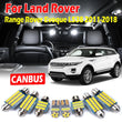 Ampoules LED Intérieur Range Rover Evoque L538 2011-2018