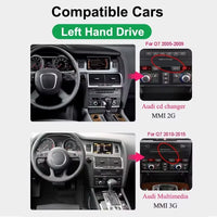 Autoradio Android Audi Q7 4L MMI 2G 3G — vue d'ensemble