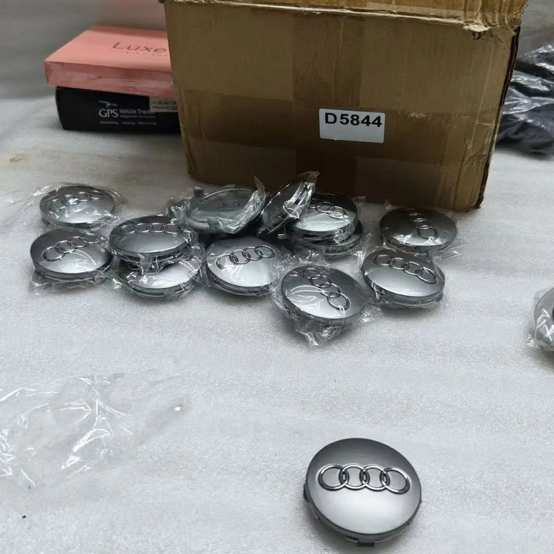 Cache-Moyeux Audi A3 A4 A6 60mm 61mm 68mm 69mm — détail de finition