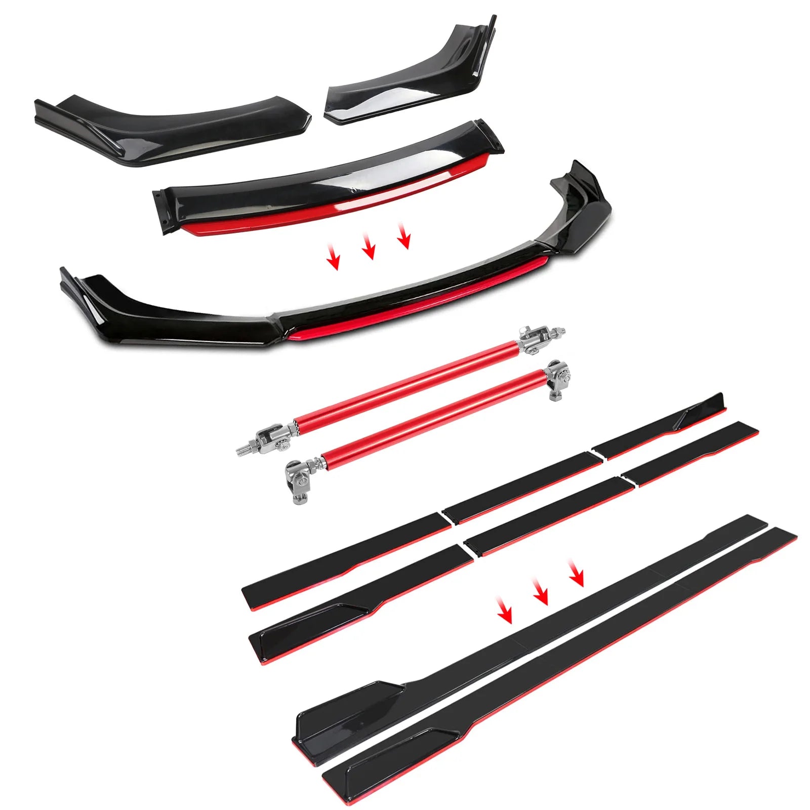 Kit Carrosserie Universel Lame Avant Bas de Caisse