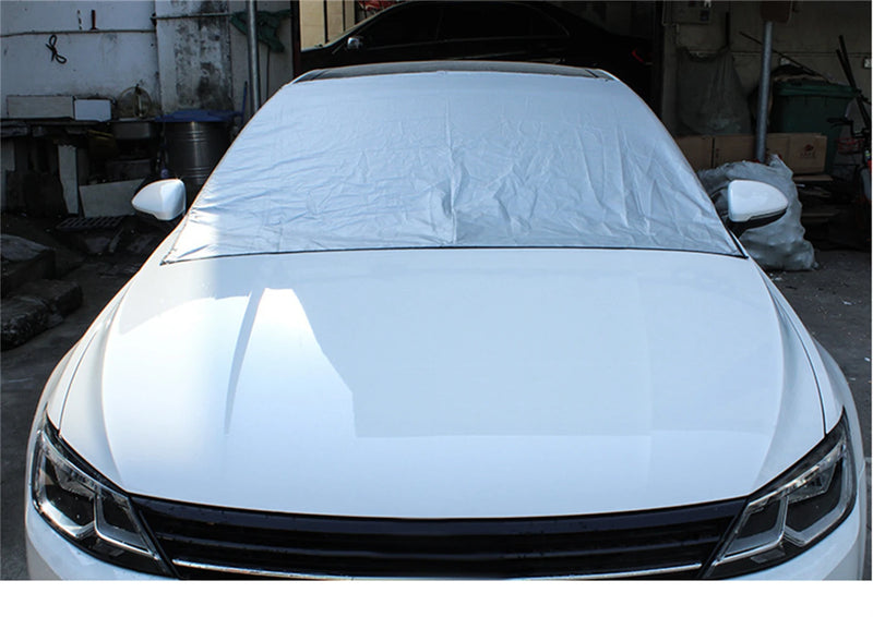 Housse Pare-Brise Voiture Hiver Été Réversible 205 x 147 cm