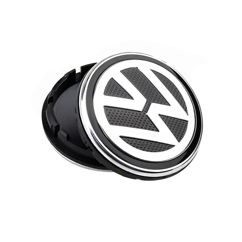 Cache-Moyeux Volkswagen VW Golf Polo Passat 55mm 76mm — vue de profil