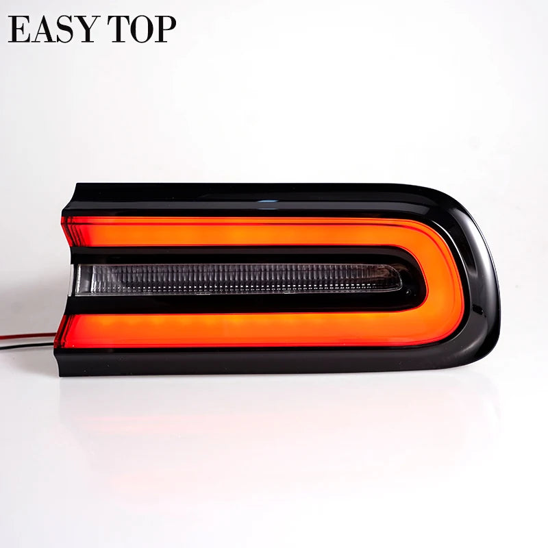 Feu arrière LED complet version US pour Dodge Challenger 2015-2023 – Droit ou gauche, lentille fumée