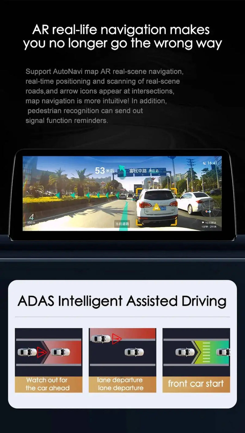 Autoradio Écran 12,3 Pouces Toyota Fortuner et Hilux 2015-2021 Android 14 CarPlay Sans Fil DSP