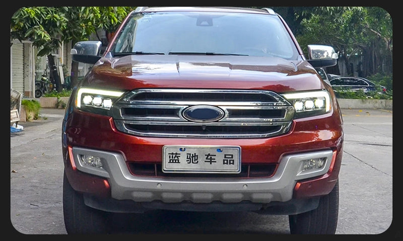 Phares LED Ford Ranger T7 2016-2021 Everest Paire Avant Éclairage de Jour DRL
