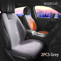 Siège Chauffant Voiture 12V Velours Granulaire Simple ou Double