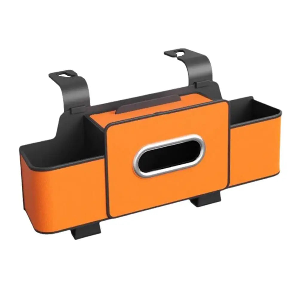 Car Seat Back Organizer with Tissue Box