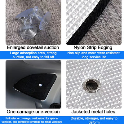 Pare-Soleil Ford S-Max MK1 2007-2014 Jeu de Vitres