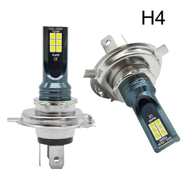 Ampoules LED 80W 12000 lm H4 H7 Voiture