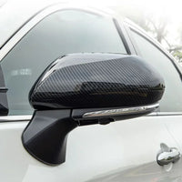 Coque de Rétroviseur Toyota C-HR 2016-2023 Aspect Carbone ou Chromée, Coques de Recouvrement ABS, Deux Formes de Boîtier