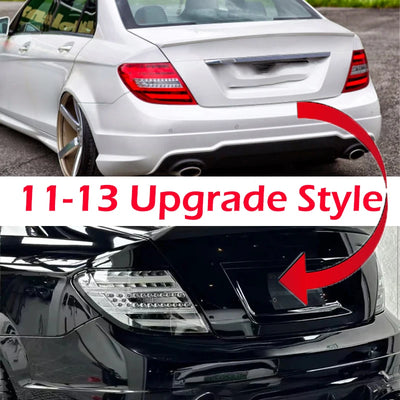 Feux Arrière LED Mercedes Classe C W204 Améliorés Look AMG
