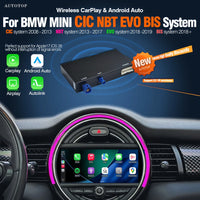 Boîtier CarPlay Sans Fil Android Auto Mini Cooper R55 R56 R57 R58 R60 R61 F54 F55 F56 Clubman Countryman