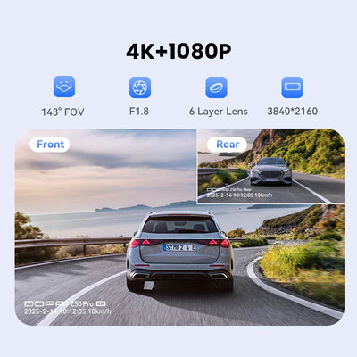 Dashcam DDPAI Z50 Pro 4K GPS ADAS 4G