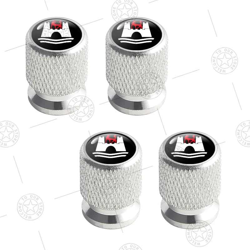 Bouchons de Valve Volkswagen Golf Polo Passat Aluminium Wolfsburg — détail de fixation