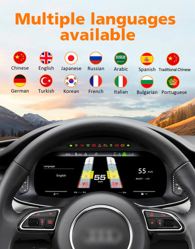 Tableau de Bord Numérique Audi A6 A7 2013-2018