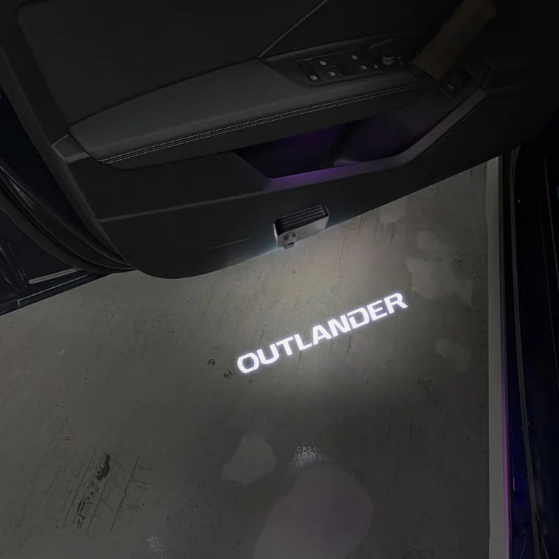 Projecteur LED de Porte Mitsubishi Outlander Pajero ASX Lancer EX Eclipse Cross Lumière de Bienvenue Sans Fil