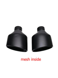 Embouts d'Échappement Ovale Inox 304 Audi A4 A5 A6 Entrée 63 mm